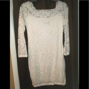 Cream lace dress